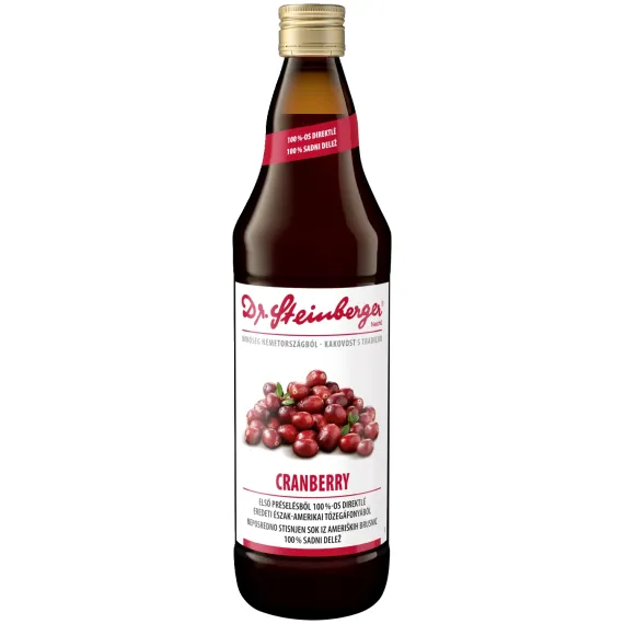 Dr.Steinberger, sok ameriške brusnice, 750 ml