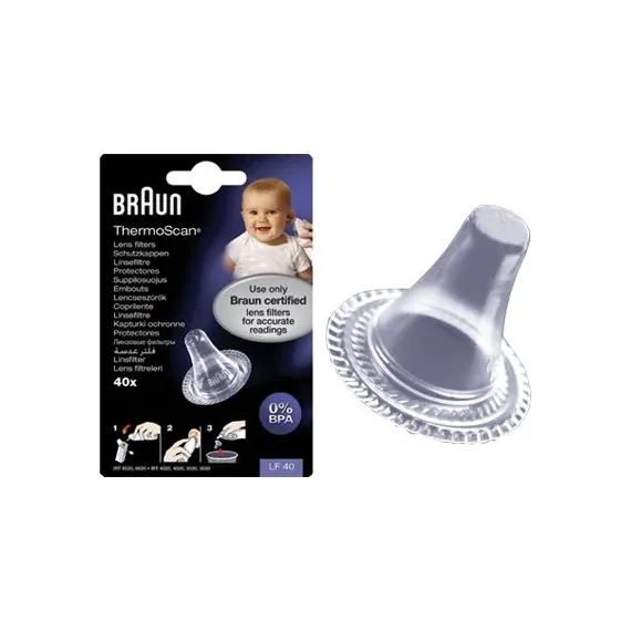 Braun, nastavki za Thermoscan LF40, 40 nastavkov