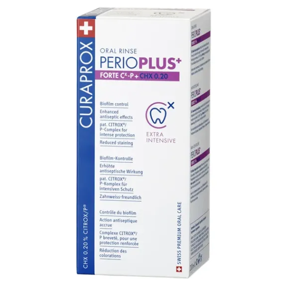 Curaprox Perio Plus+ Forte, ustna voda, 200 ml