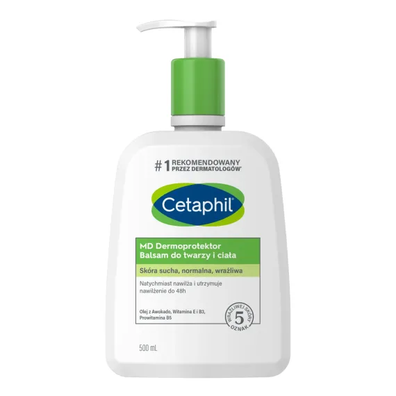 Cetaphil, Hidratantni losjon za telo za suho in občutljivo kožo, 500 ml