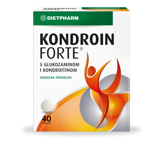 Dietpharm, Kondroin Forte tablete z glukozaminom in hondroitinom, 40 tablet