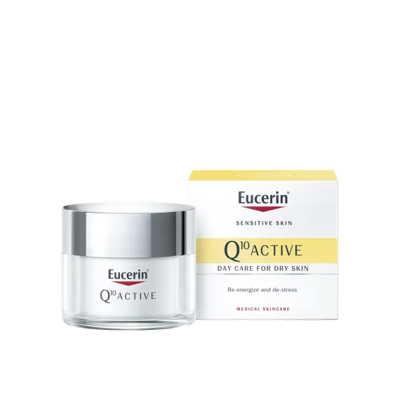 Eucerin, Q10 Active dnevna krema za občutljivo kožo, 50 ml