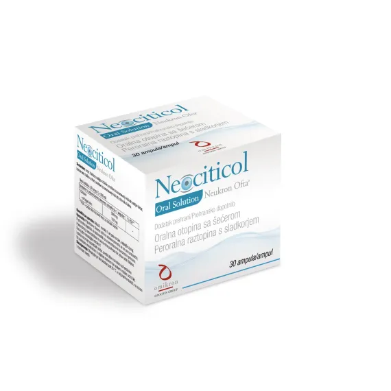 Neociticol, oralna raztopina, 30 ampul
