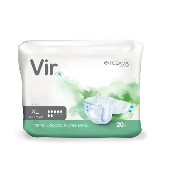 Vir, Slip Day hlačna predloga dnevna XL, 20 hlačnih predlog