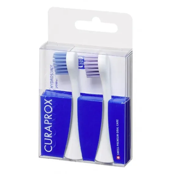 Curaprox, Hydrosonic Pro Power, nastavek za električno zobno ščetko, 2 nastavka