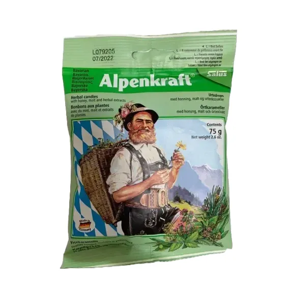 Floradix Alpenkraft, zeliščni bonboni, 75g