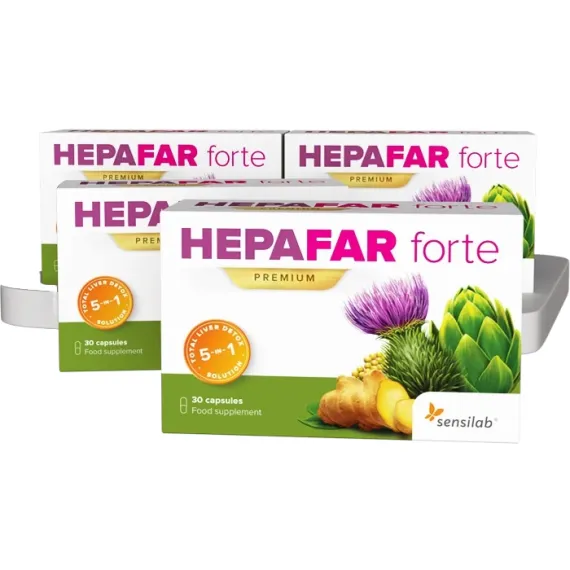 Sensilab, Hepafar forte premium kapsule, 30 kapsul