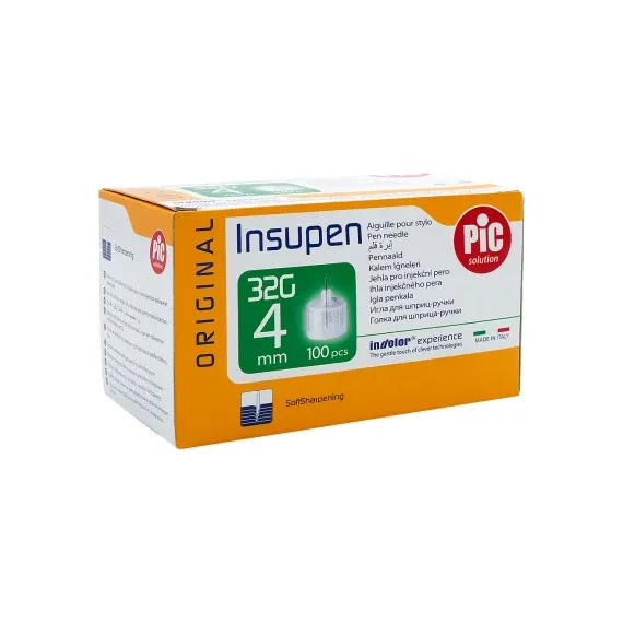 PiC, igla Insupen G32 4 mm, 100 igel