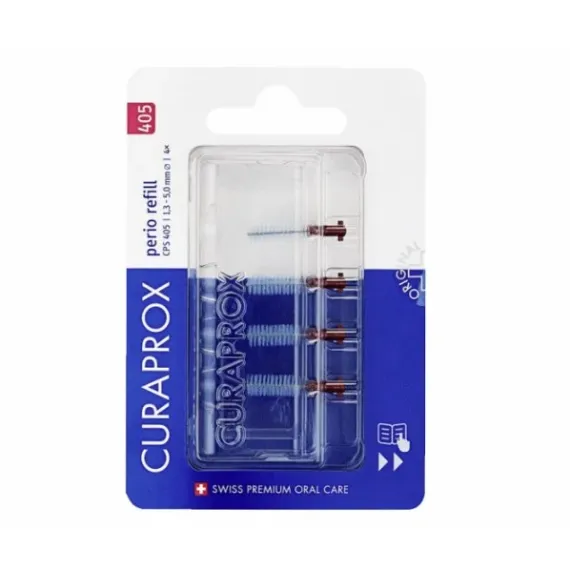 Curaprox, medzobna ščetka CPS 405 Perio refill, 4 medzobne ščetke