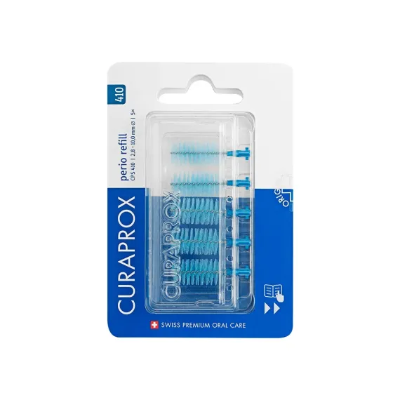 Curaprox, medzobna ščetka CPS 410 Perio refill, 5 medzobnih ščetk