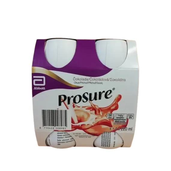 ProSure, okus čokolade, 220 ml, 4 plastenke