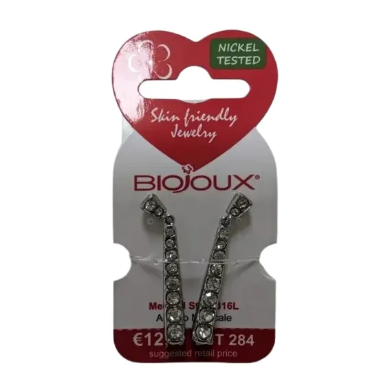 Biojoux, uhani jasmin viseč, BJT284