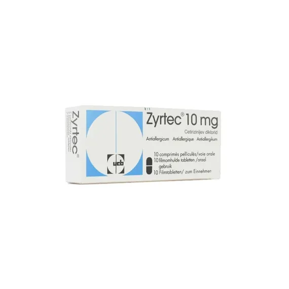 Zyrtec 10 mg filmsko obložene tablete, 10 tablet