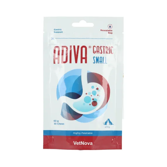 Adiva Gastric, mačke in mali psi, 60g