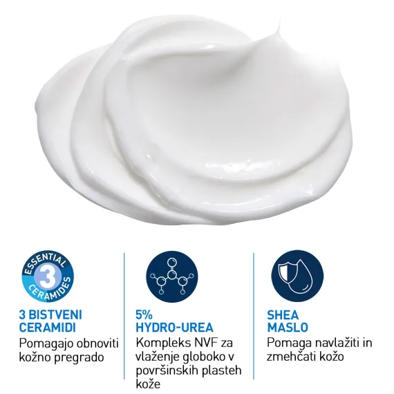 CeraVe, intenzivna vlažilna krema s Hydro-Ureo, 340 g
