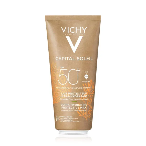Vichy, Capital Soleil mleko za zaščito pred soncem ZF50+, 200 ml