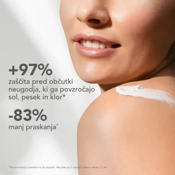 A-Derma, Exomega Control Emolientna krema za zaščito pred soncem ZF50+, 150 ml