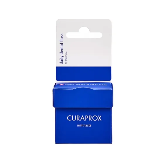 Curaprox, zobna nitka DF850 Daily Dental Floss Mint, 50 m