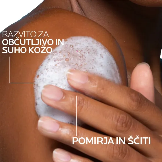 La Roche-Posay, Lipikar gel za prhanje za občutljivo in suho kožo, refill, 400 ml