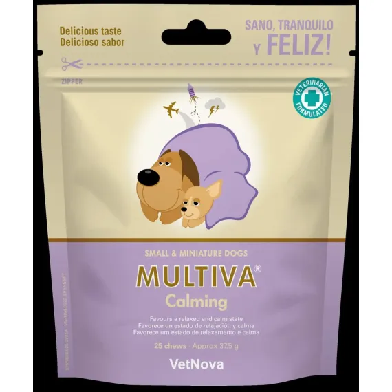 Multiva Calming za pse malih in miniaturnih pasem, 25 žvečljivih tablet