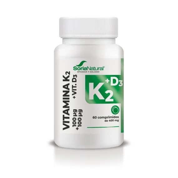 Soria Natural, Vitamin D3 K2, 60 tablet