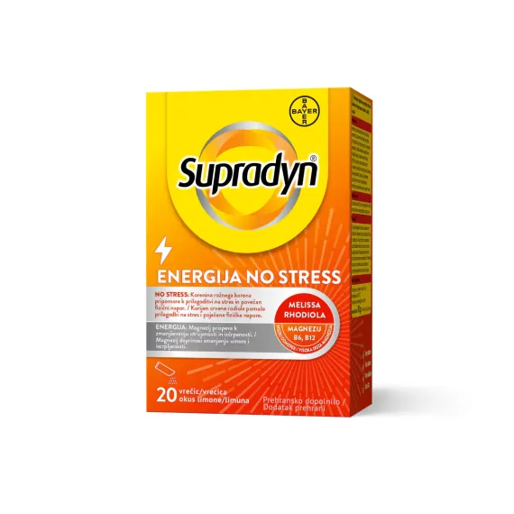 Supradyn, Energija No Stress prašek, 20 vrečic