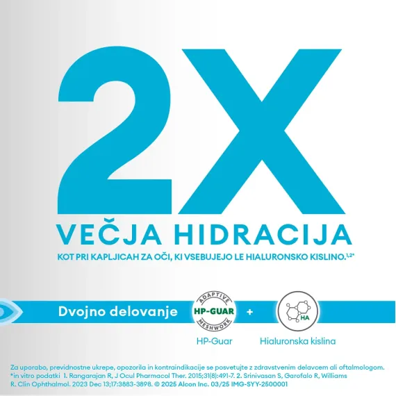 Systane, Hydration kapljice za oko brez konzervansov, 10 ml