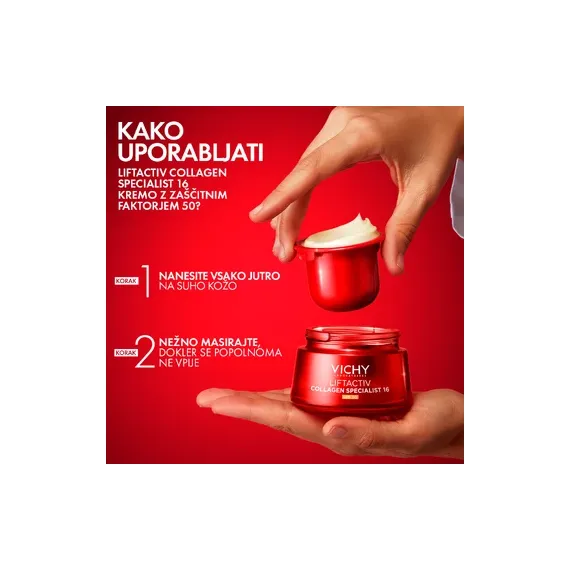 Vichy, Lifeactiv Collagen Specialist 16 krema z ZF50, 50 ml refill
