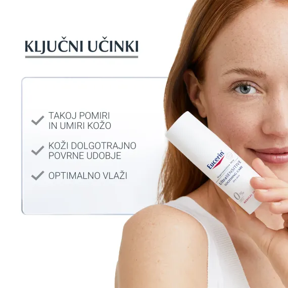 Eucerin, UltraSENSITIVE, fluid za normalno in mešano kožo, 50 ml