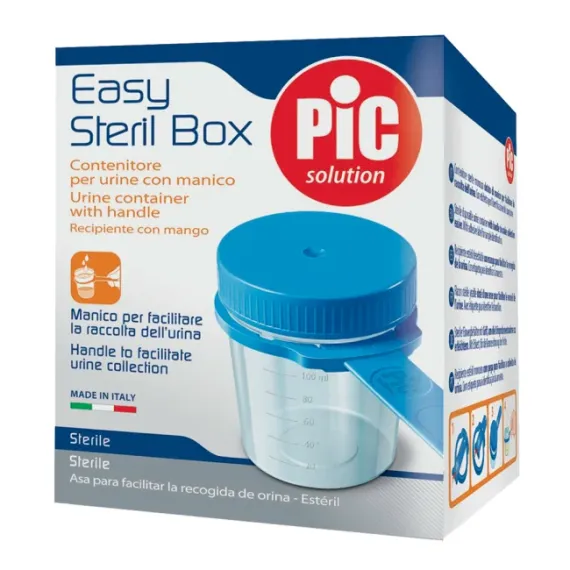 PiC, posodica za zbiranje urina sterilna, 100 ml
