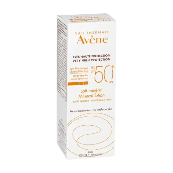 Avène, Mineralno mleko za zaščito pred soncem ZF50+, 100 ml