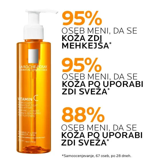 La Roche-Posay, Vitamin C čistilni gel, 200 ml