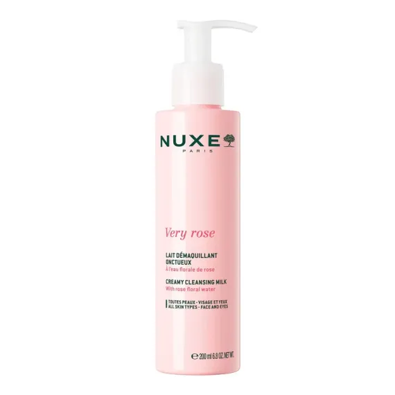 Nuxe, Very Rose čistilno mleko, 200 ml