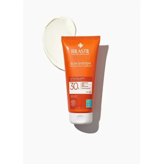 Rilastil, Sun System Velvet losjon za zaščito pred soncem ZF30+, 200 ml