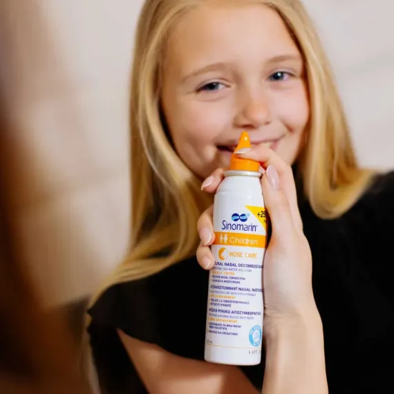 Sinomarin, Otroci 2,3% hipertonični nosni dekongestiv, pršilo 100 ml + 25 ml gratis