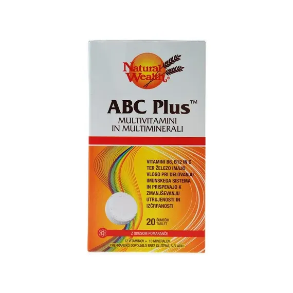 Natural Wealth, ABC Plus, 20 šumečih tablet