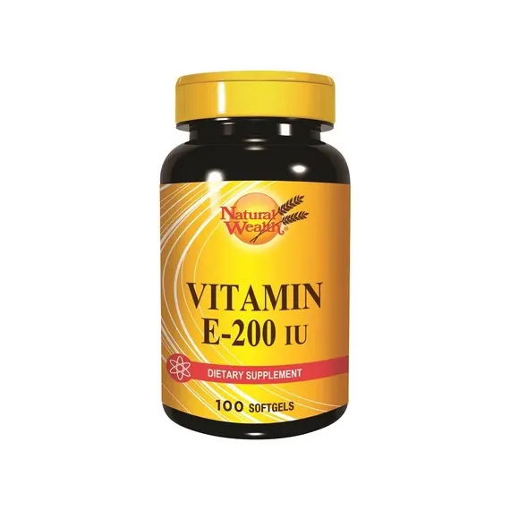 Natural Wealth, Vitamin E 200 I.E., 100 kapsul