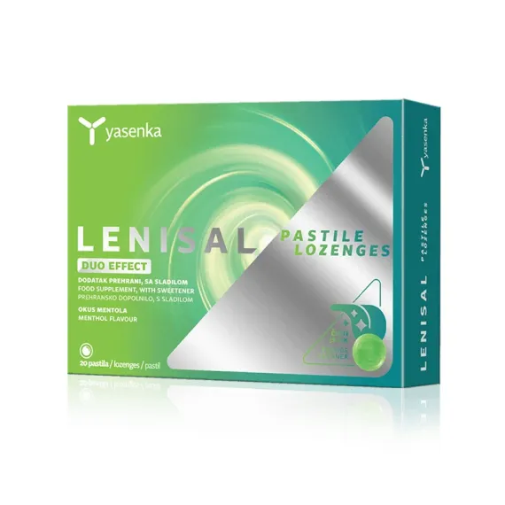 Yasenka, Lenisal DUO EFFECT pastile, 20 pastil