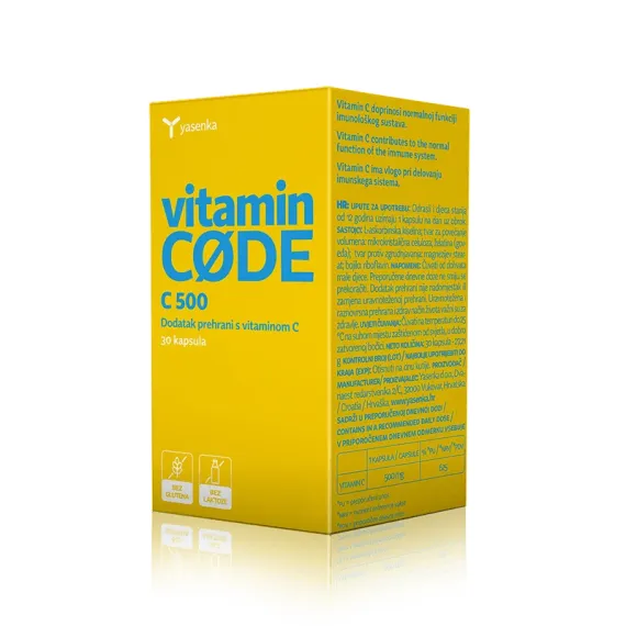 Yasenka, Vitamin CODE C 500, 30 kapsul