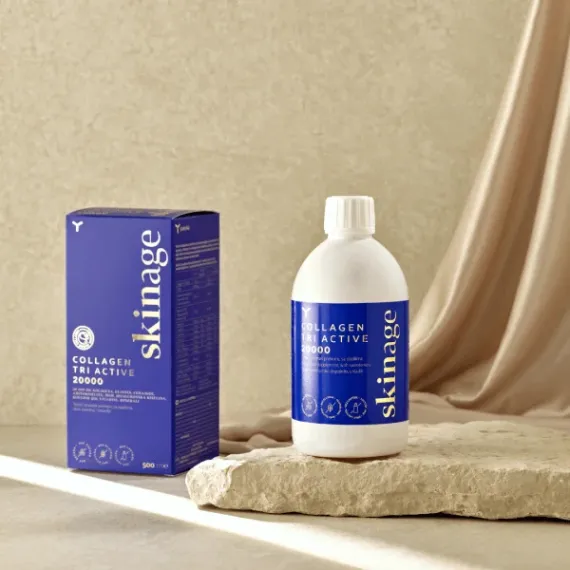 Yasenka, Skinage COLLAGEN TRI ACTIVE 20000 tekočina, 500 ml