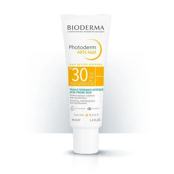 Bioderma, Photoderm fluid za zaščito aknaste kože z mat učinkom ZF30, 40ml