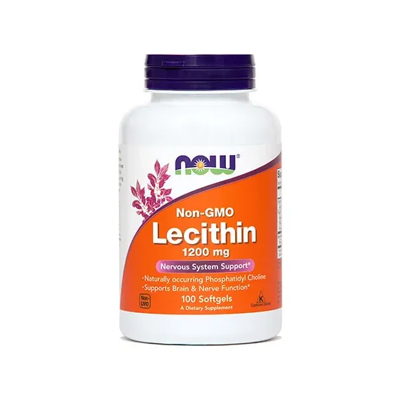Now, Lecitin 1200 mg, 100 kapsul