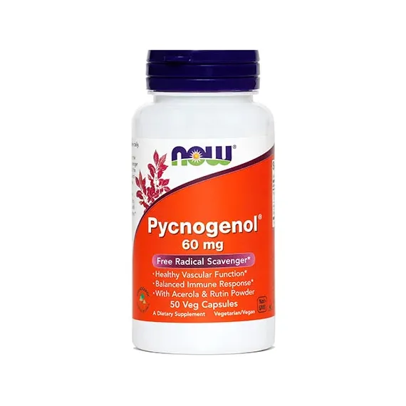Now, Pycnogenol 60 mg, 50 kapsul