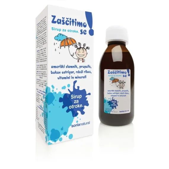 Soria Natural, Zaščitimo se! sirup za otroke, 150 ml