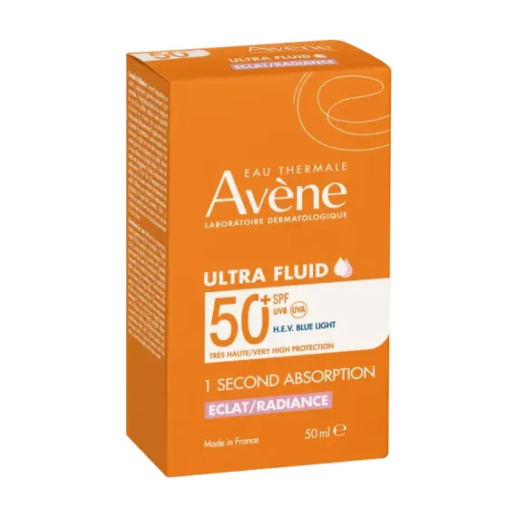Avène, Ultra Radiance fluid za zaščito pred soncem SPF50+, 40 ml
