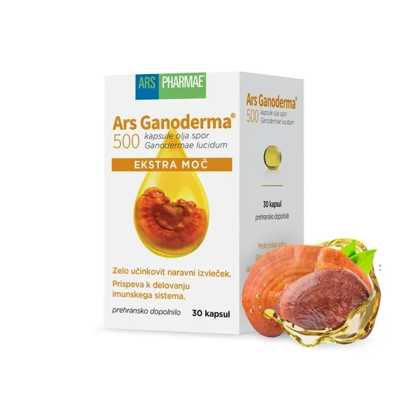 Ars Ganoderma 500, 30 kapsul