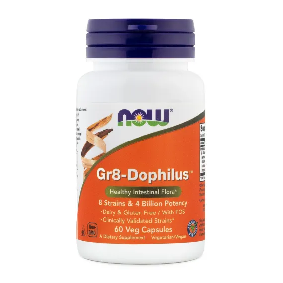 NOW, Gr8 - Dophilus, 60 kapsul