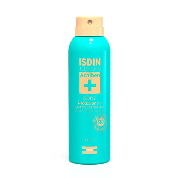 Isdin, Acniben+ sprej za telo za zmanjšanje nepravilnosti, 150 ml