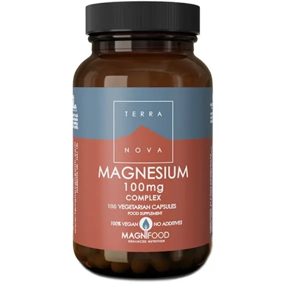 Terranova, Magnezij 100 mg kompleks, 100 kapsul