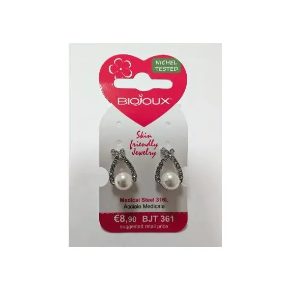 Biojoux, uhani finlo srebrni, BJT361